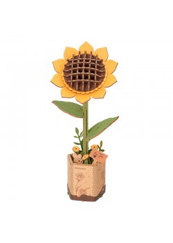 Rowood Wooden Bloom Craft: Sunflower